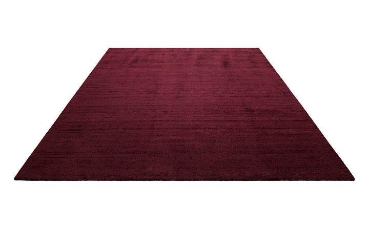 Miramonti Teppich bordeaux rot Kurzflor rechteckig