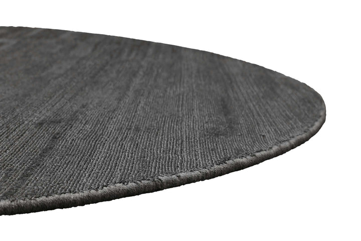 Miramonti Teppich grau Kurzflor rund