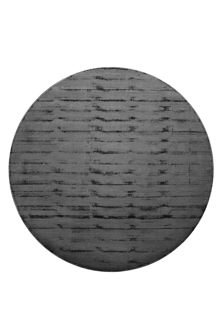 Miramonti Teppich grau Kurzflor rund