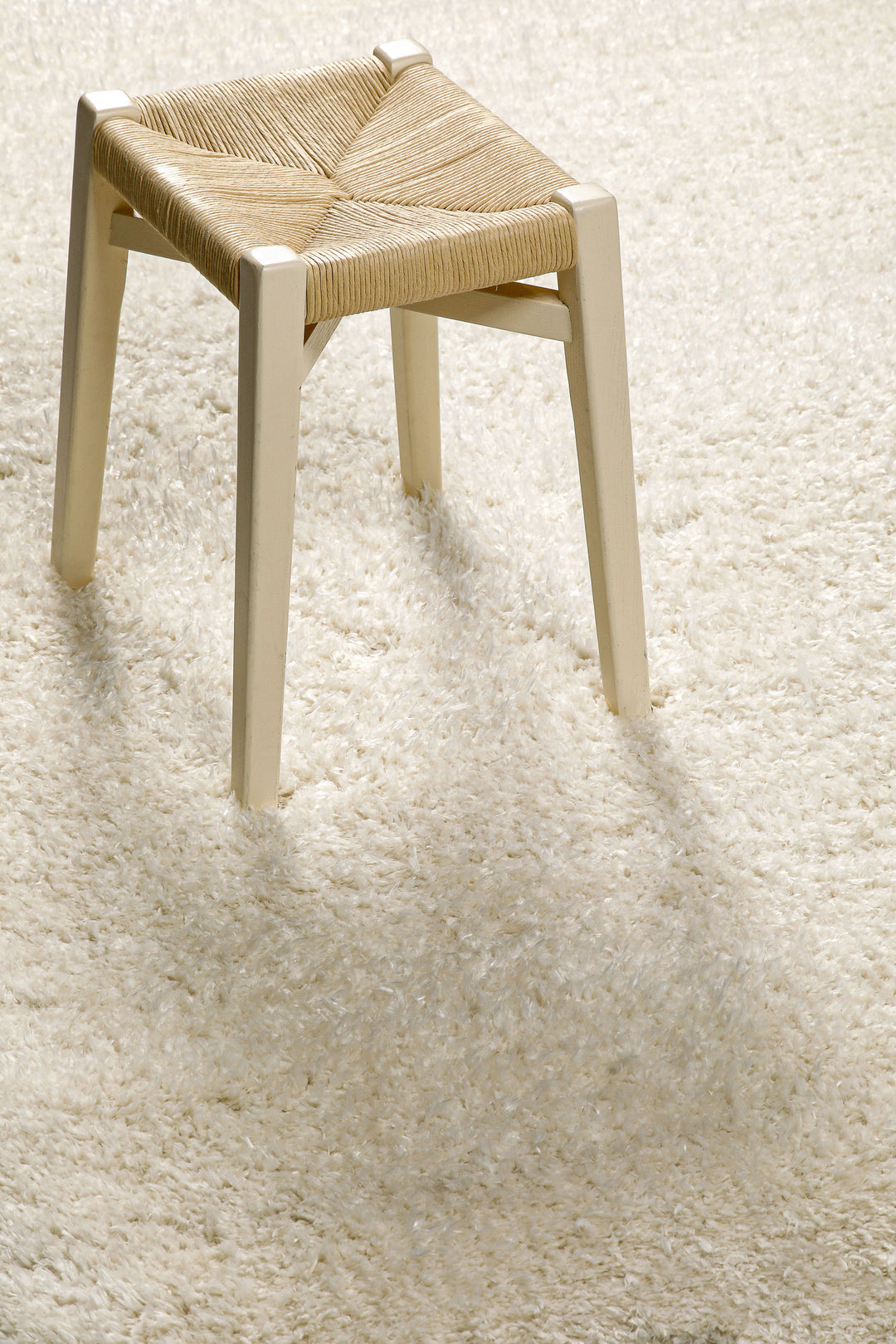 Teppich Creme Weiß Hochflor sehr kuschelig & flauschig "Parma" Homie Living