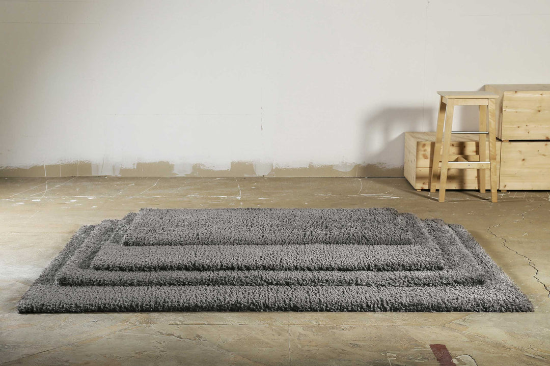 Parma Teppich anthrazit Hochflor rechteckig