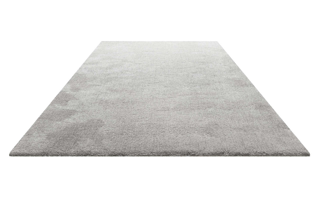 Pisa Teppich hellgrau creme meliert Hochflor rechteckig