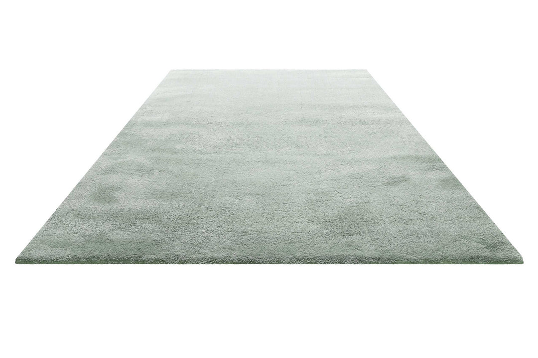 Pisa Teppich hellgrau grün Hochflor rechteckig