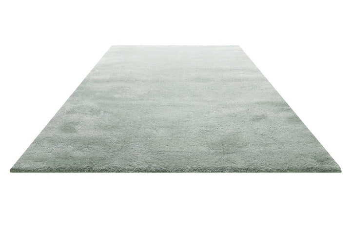 Pisa Teppich hellgrau grün Hochflor rechteckig