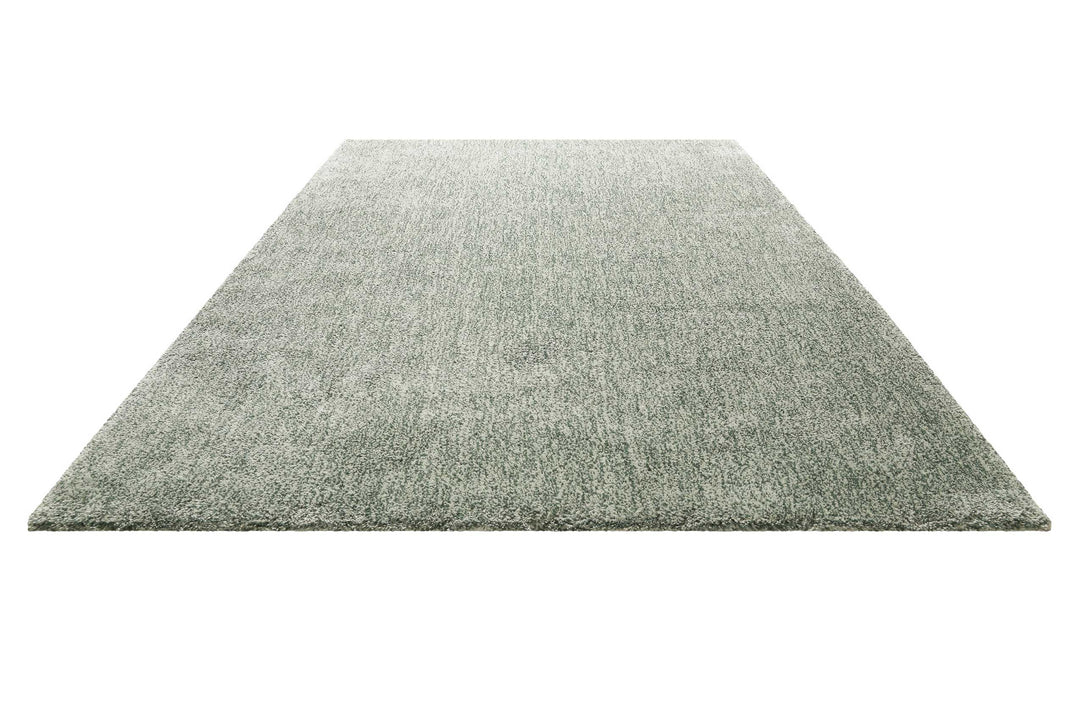 Pisa Teppich mintgrün grün meliert Hochflor rechteckig