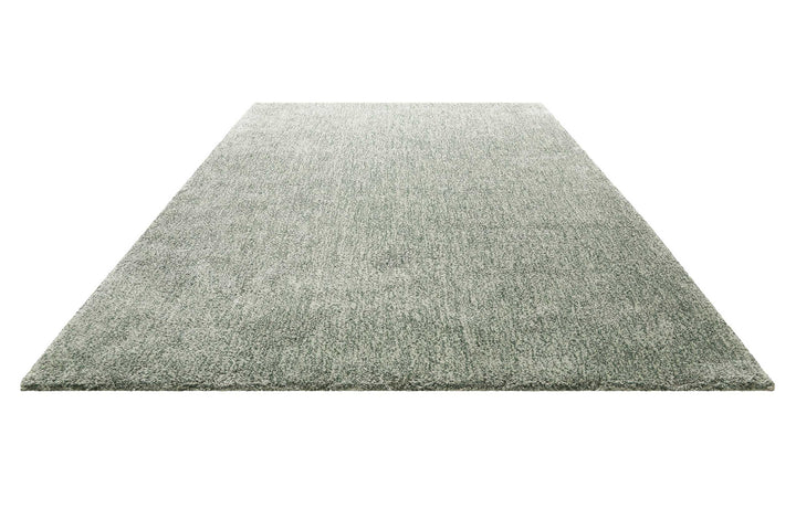 Pisa Teppich mintgrün grün meliert Hochflor rechteckig