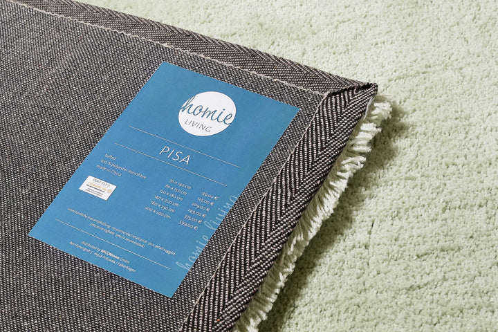 Pisa Teppich mintgrün Hochflor rechteckig