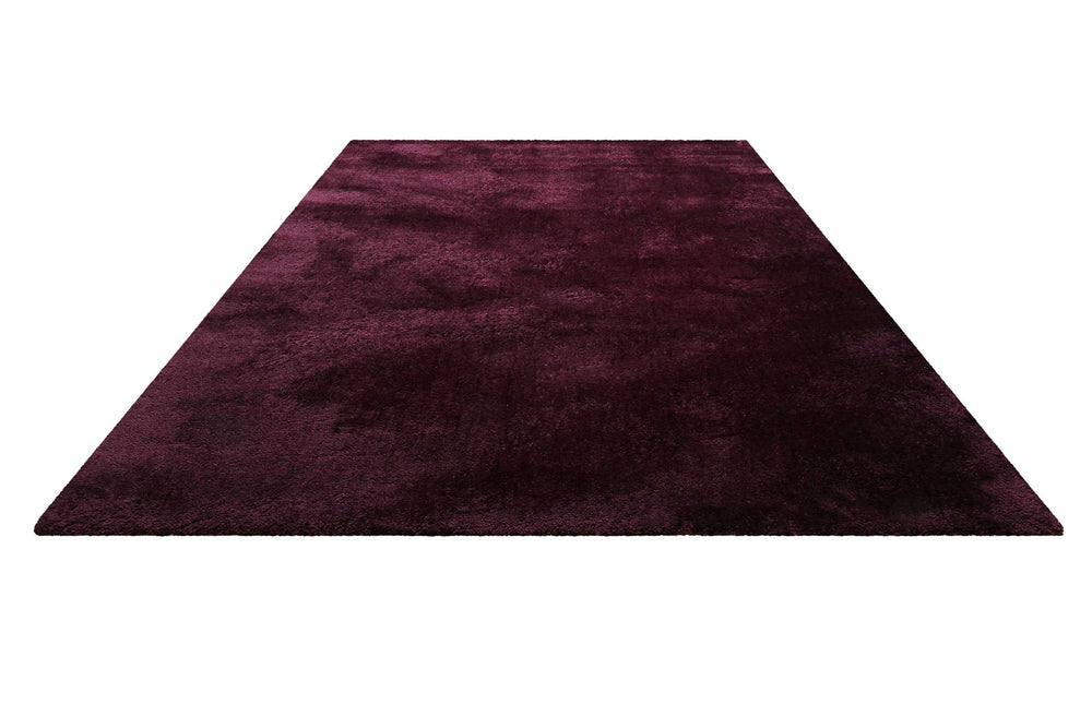 Pisa Teppich bordeaux rot Hochflor rechteckig