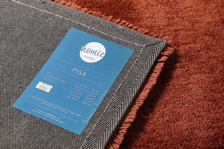 Pisa Teppich braun Hochflor rechteckig