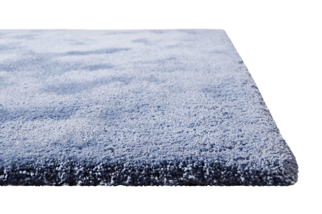 Pisa Teppich blau Hochflor rechteckig