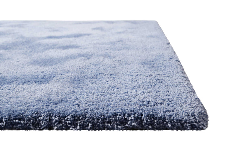 Pisa Teppich blau Hochflor rechteckig