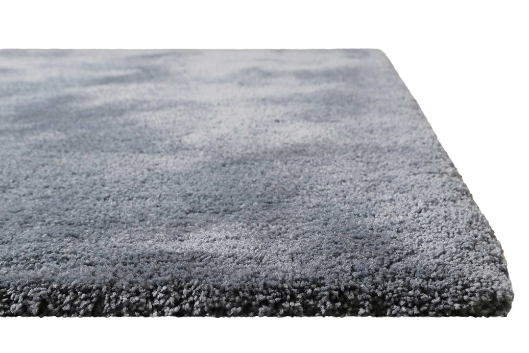 Pisa Teppich blau grau Hochflor rechteckig