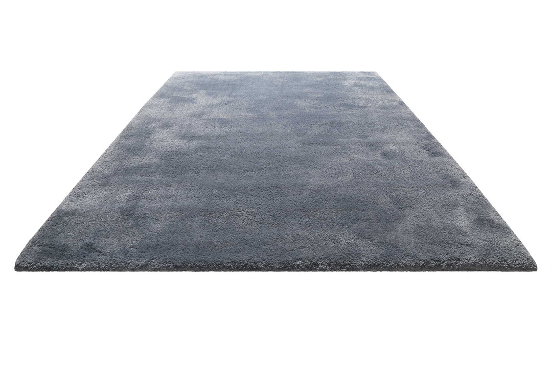 Pisa Teppich blau grau Hochflor rechteckig