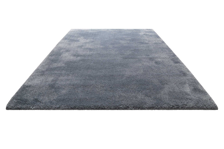 Pisa Teppich blau grau Hochflor rechteckig