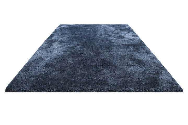 Pisa Teppich dunkel blau Hochflor rechteckig