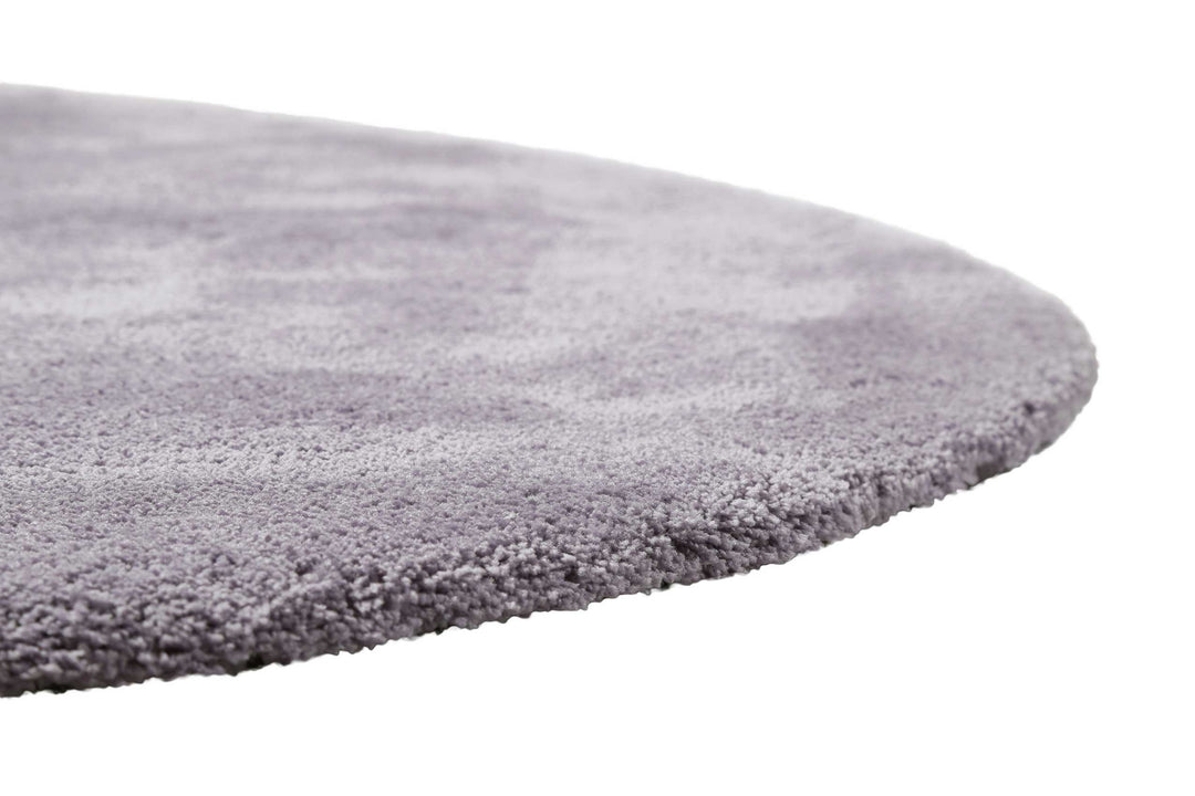 Pisa Teppich violett Hochflor rund