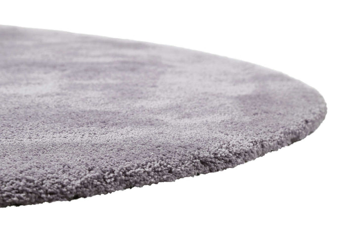 Pisa Teppich violett Hochflor rund