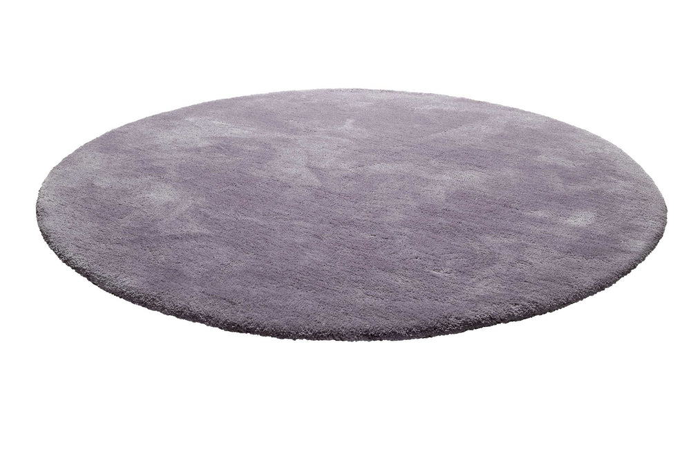 Pisa Teppich violett Hochflor rund