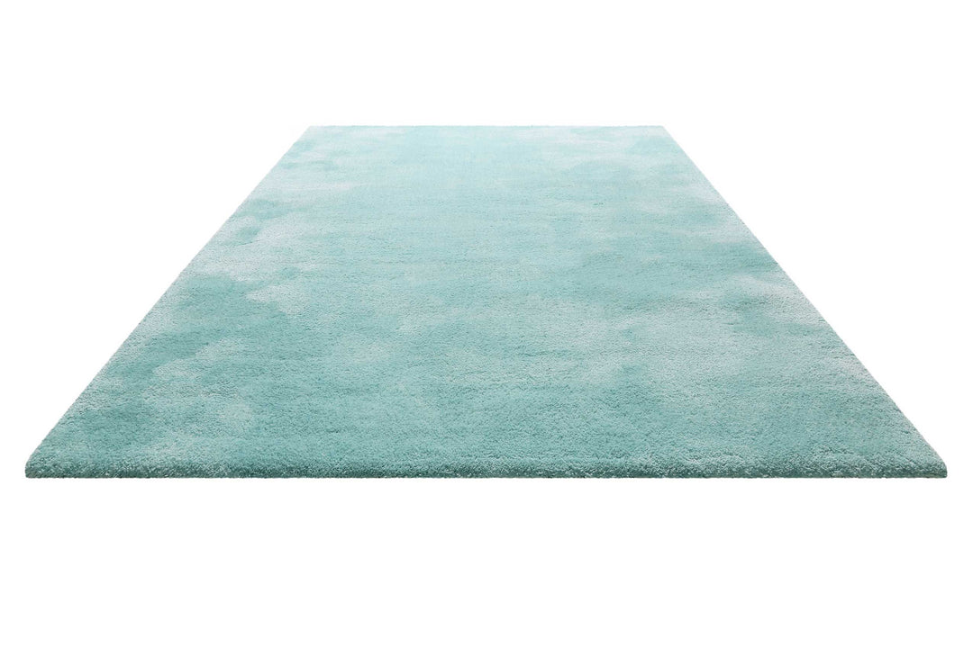 Pisa Teppich türkis Hochflor rechteckig