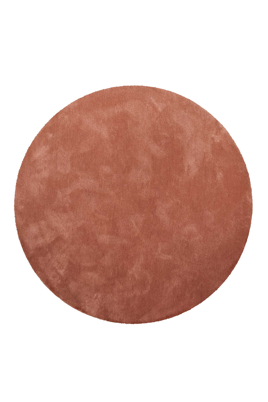 Pisa Teppich cognac Hochflor rund