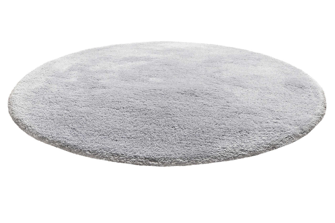 Porto Azzurro Badteppich grau Hochflor rund