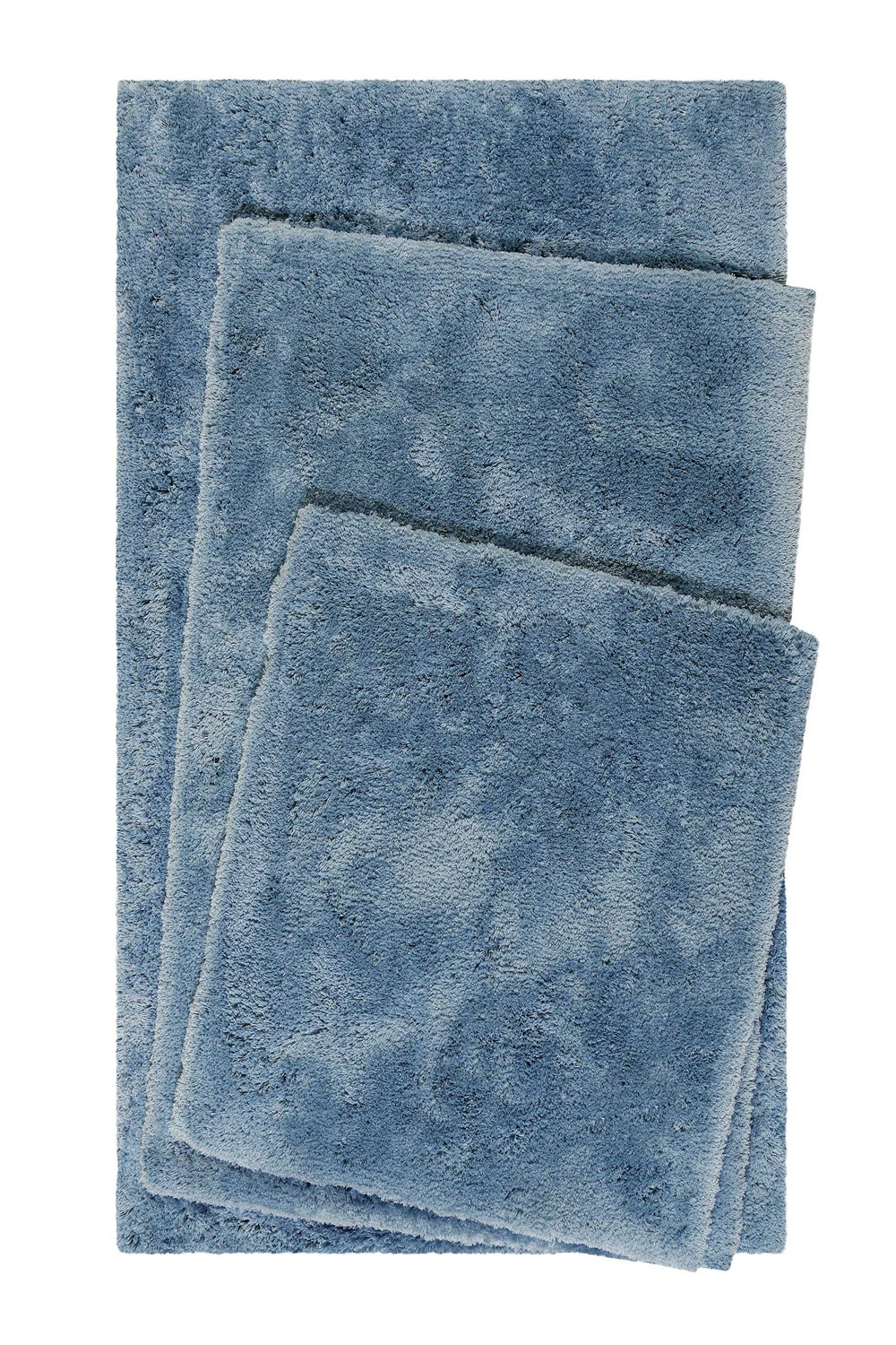 Porto Azzurro Badteppich blau Hochflor rechteckig