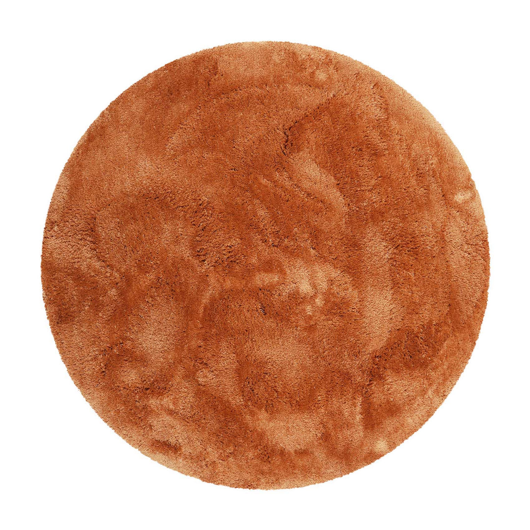 Porto Azzurro Badteppich terracotta Hochflor rund