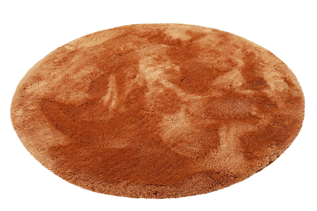 Porto Azzurro Badteppich terracotta Hochflor rund