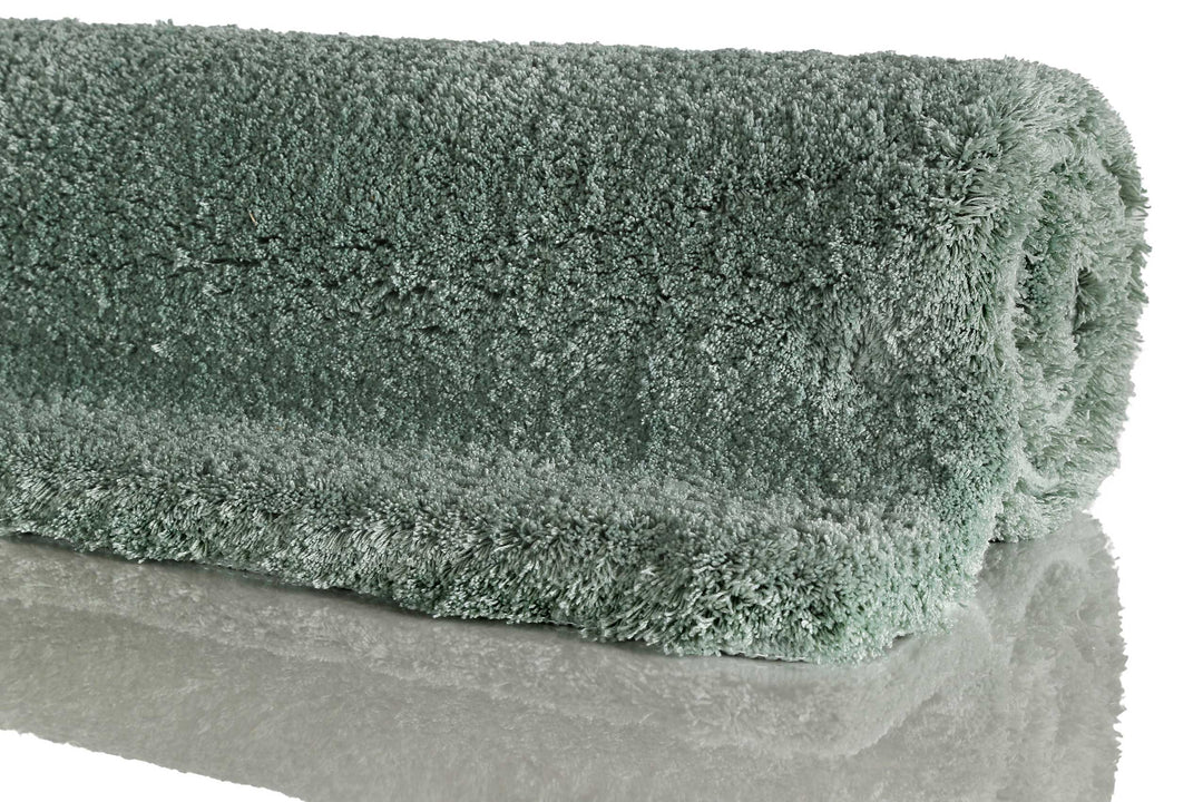 Porto Azzurro Badteppich salbei grün Hochflor rechteckig