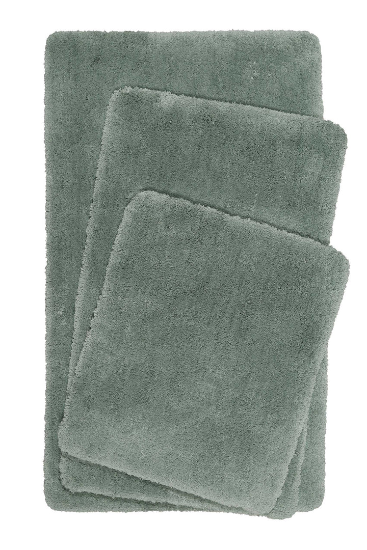 Porto Azzurro Badteppich salbei grün Hochflor rechteckig