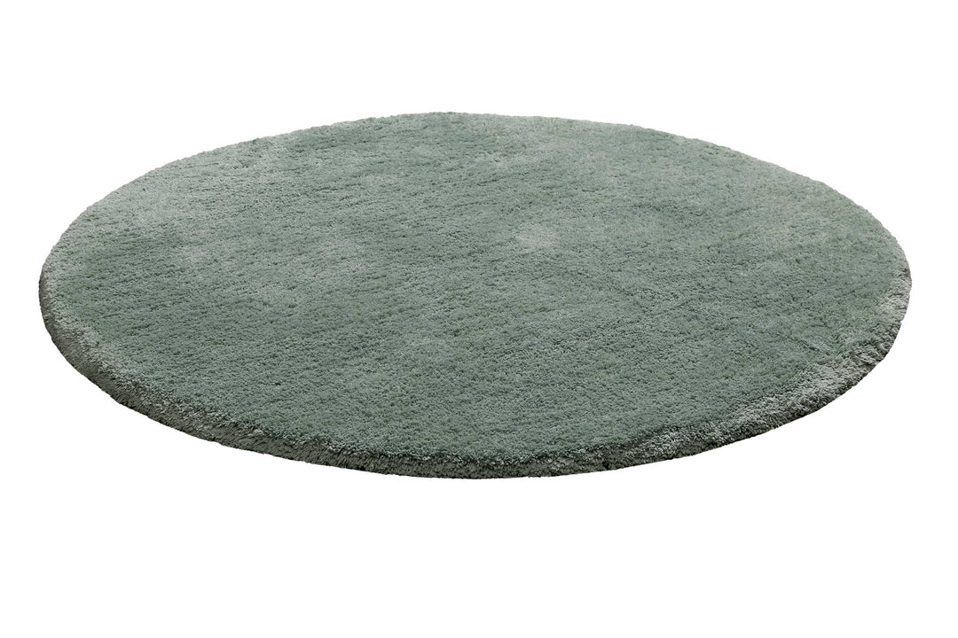 Porto Azzurro Badteppich salbei grün Hochflor rund