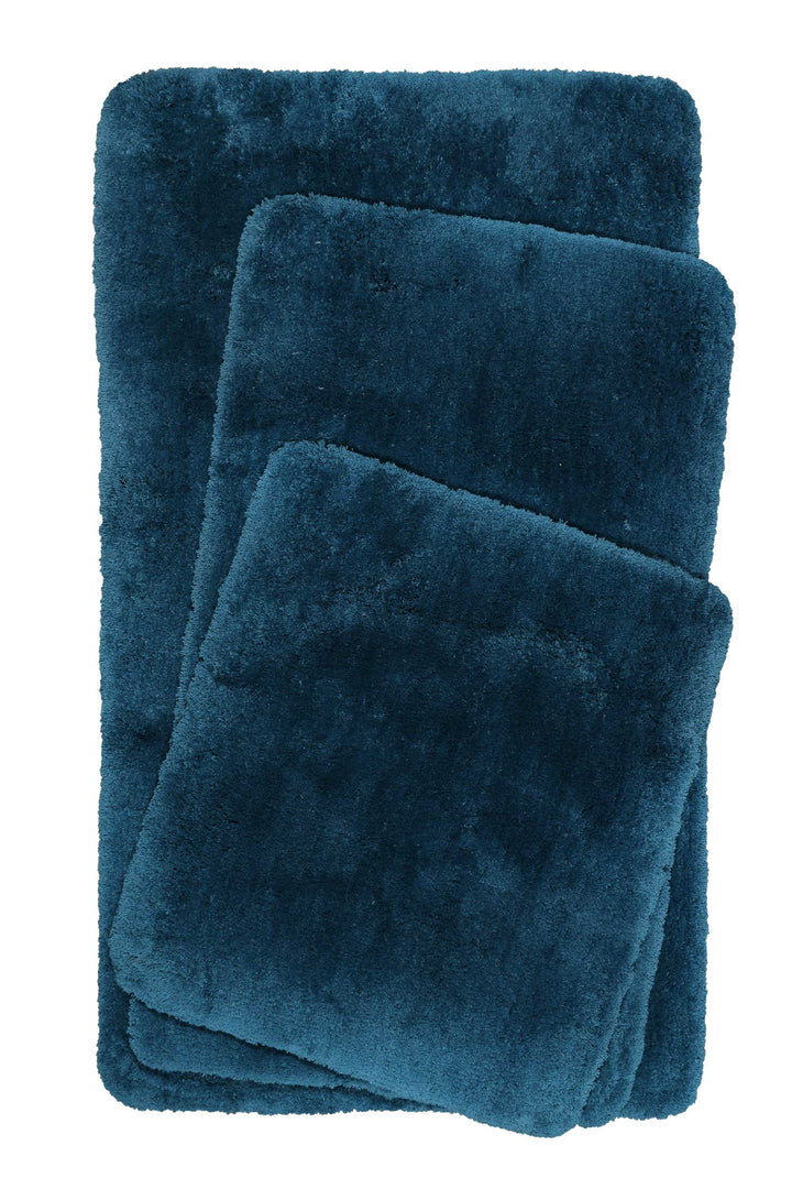 Porto Azzurro Badteppich petrol türkis Hochflor rechteckig