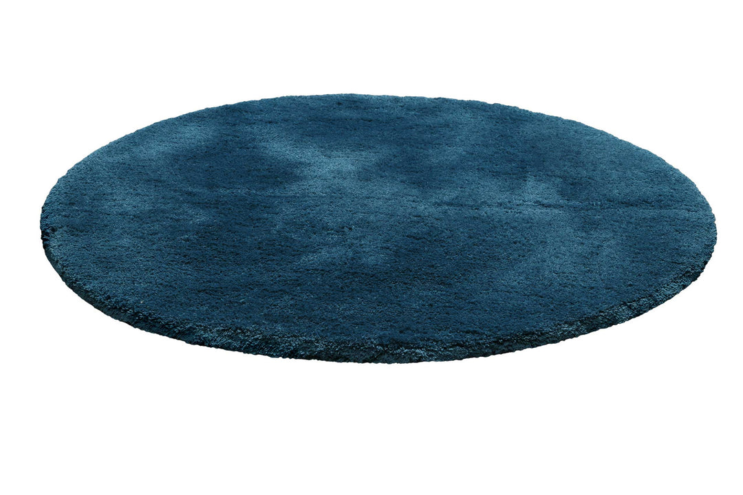 Porto Azzurro Badteppich petrol türkis Hochflor rund