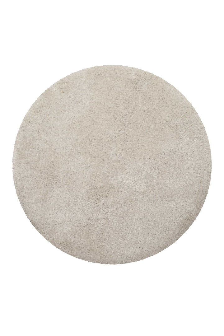 Porto Azzurro Badteppich creme beige Hochflor rund