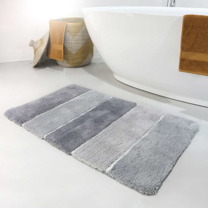 Rio Marina Badteppich silber Hochflor rechteckig