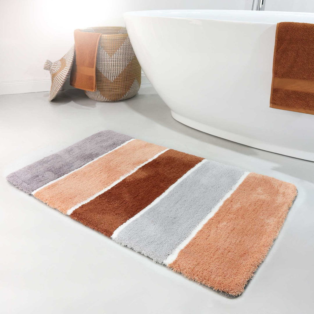 Rio Marina Badteppich cognac Hochflor rechteckig