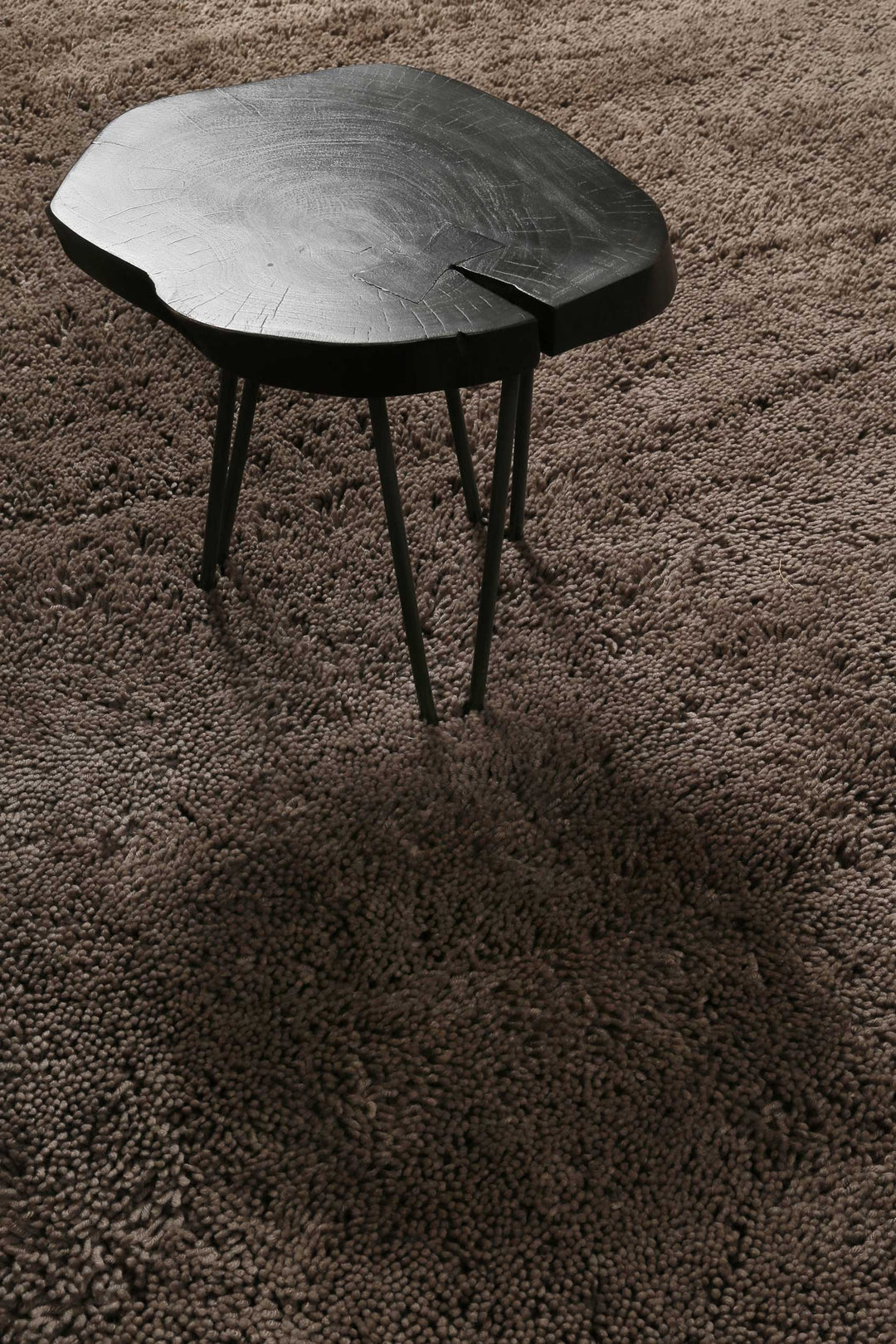 Rossi Teppich taupe Hochflor rechteckig