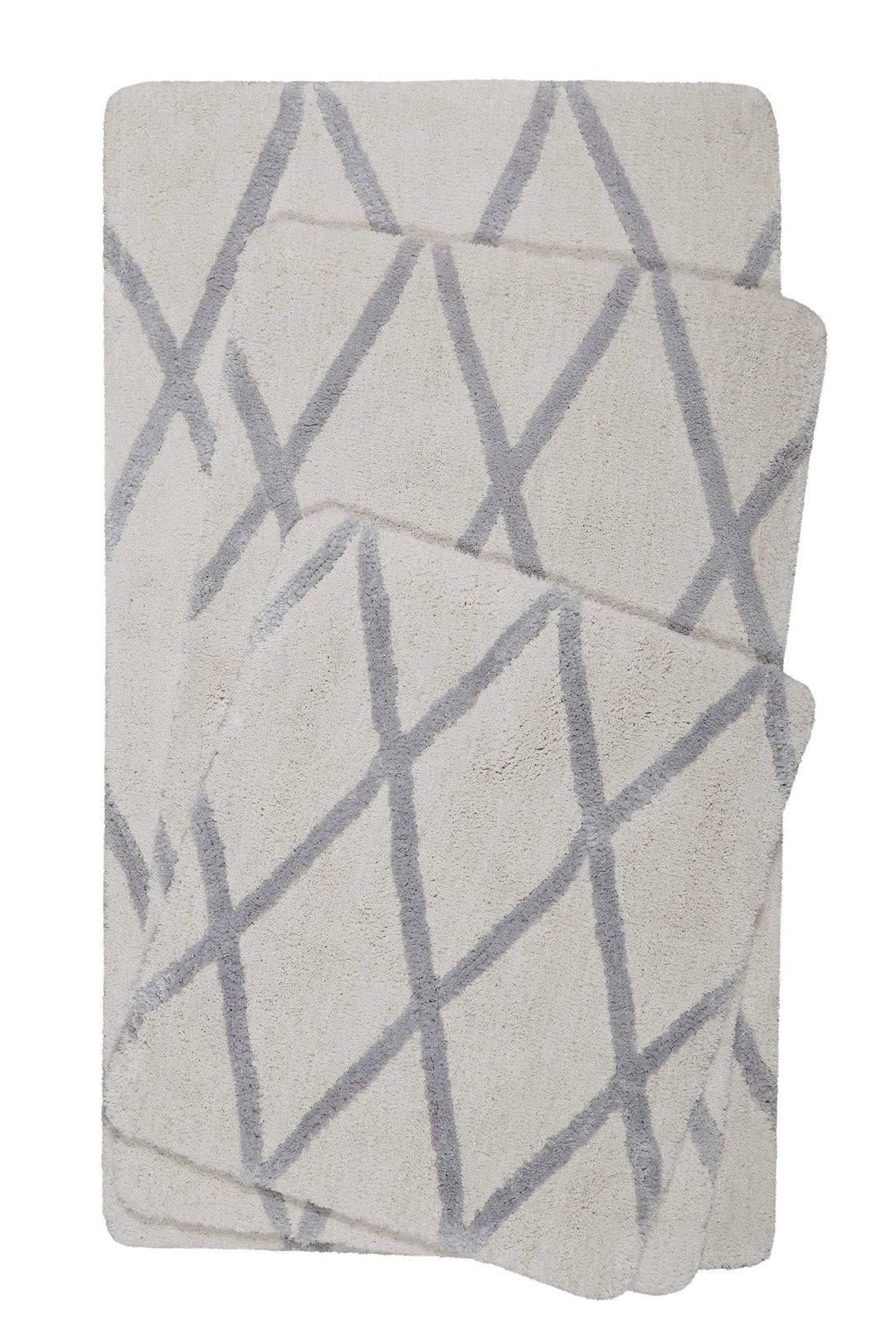 San Bosa Badteppich beige Kurzflor rechteckig