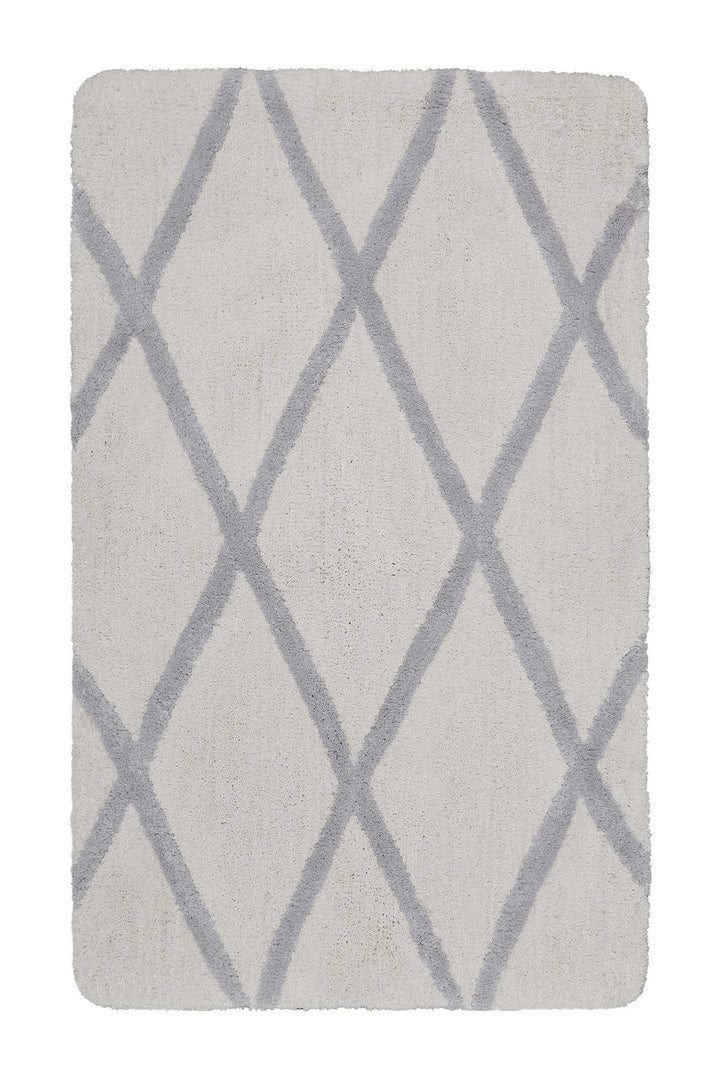 San Bosa Badteppich beige Kurzflor rechteckig