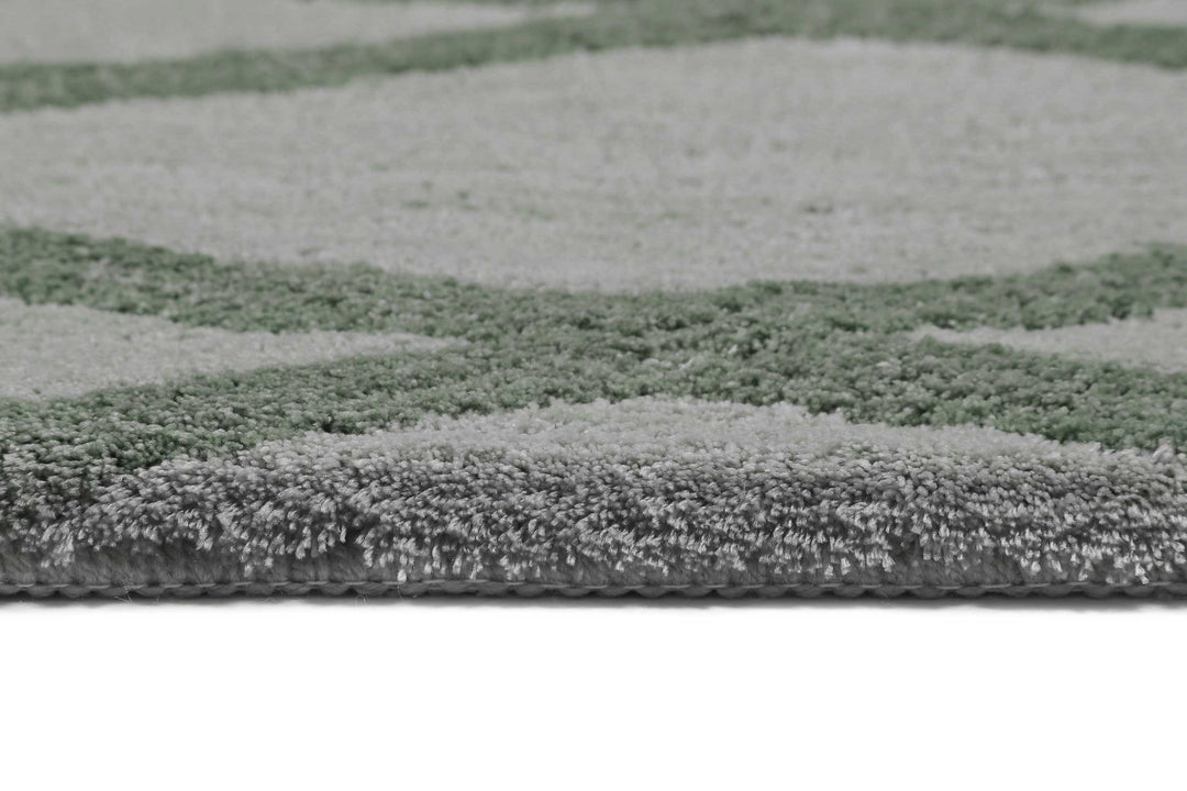 San Bosa Badteppich grün Kurzflor rechteckig