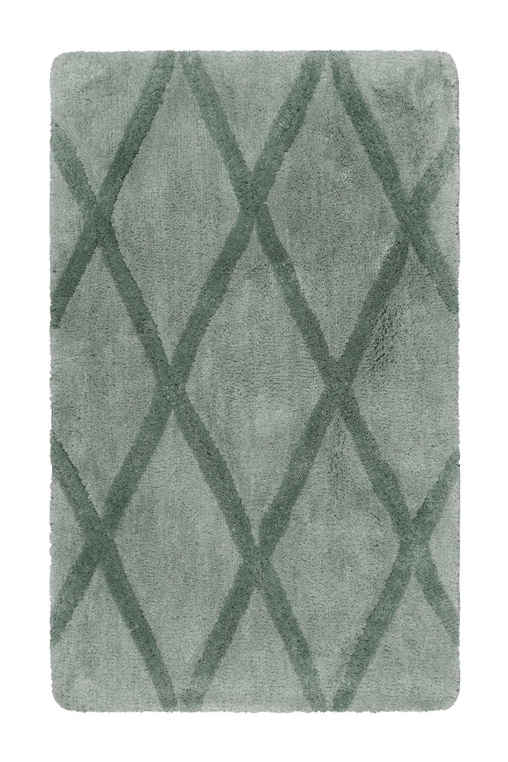 San Bosa Badteppich grün Kurzflor rechteckig