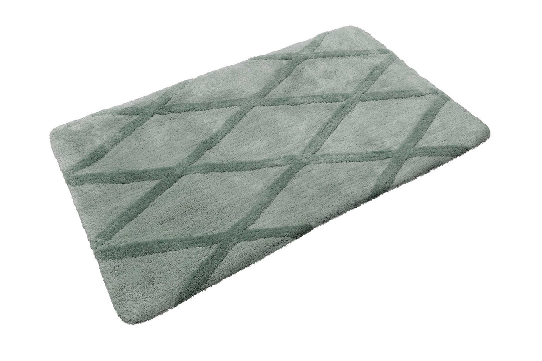 San Bosa Badteppich grün Kurzflor rechteckig