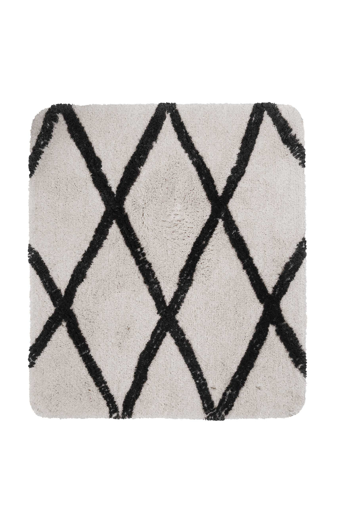 Badteppich Creme Schwarz "San Bosa" Homie Living