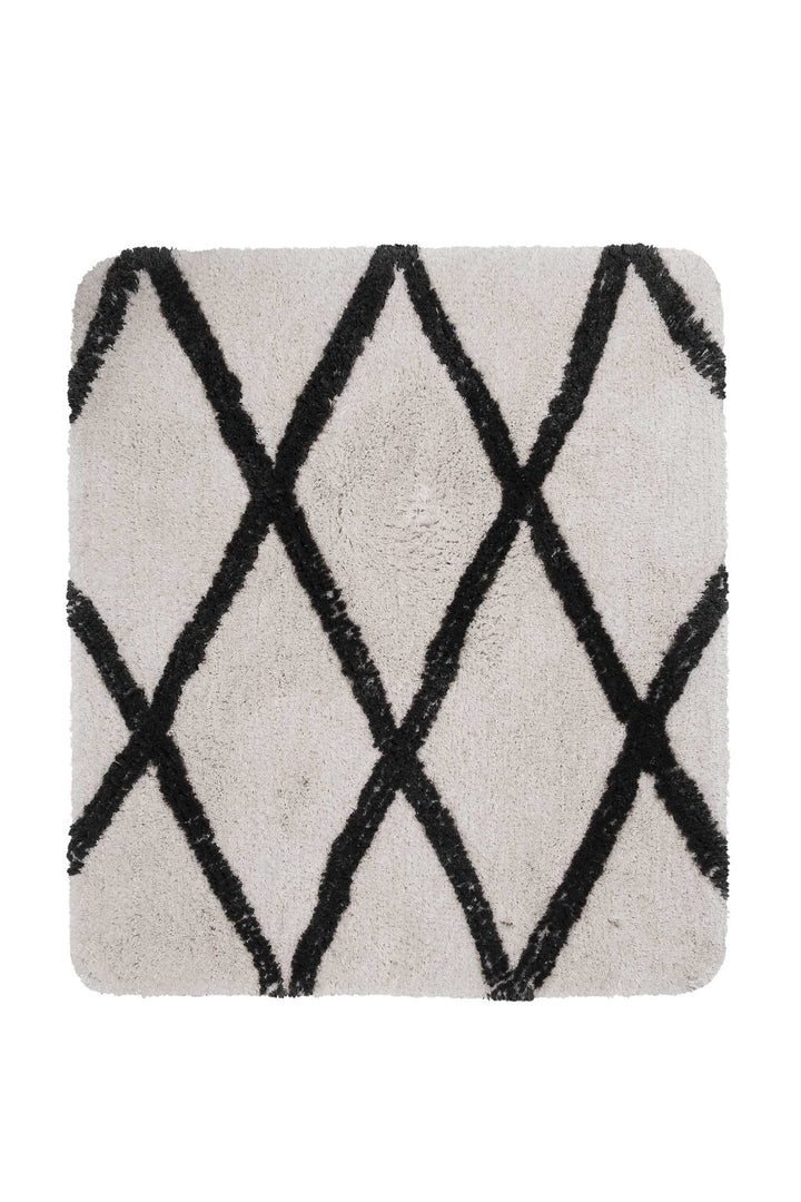 Badteppich Creme Schwarz "San Bosa" Homie Living
