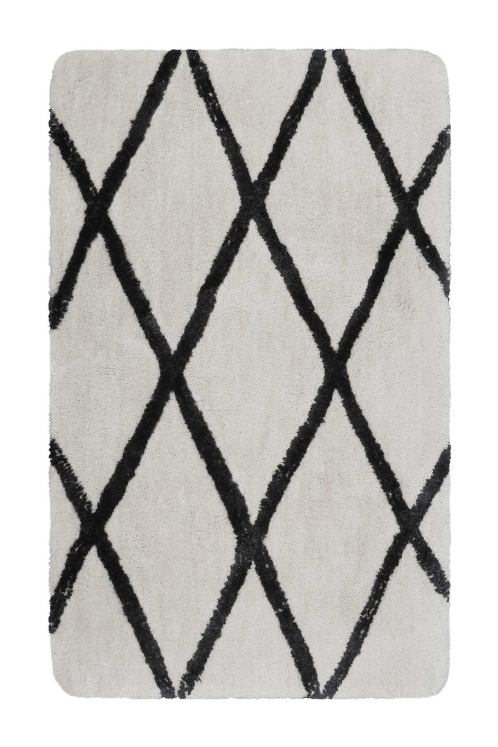 San Bosa Badteppich weiß Kurzflor rechteckig