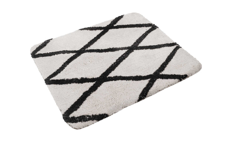 Badteppich Creme Schwarz "San Bosa" Homie Living