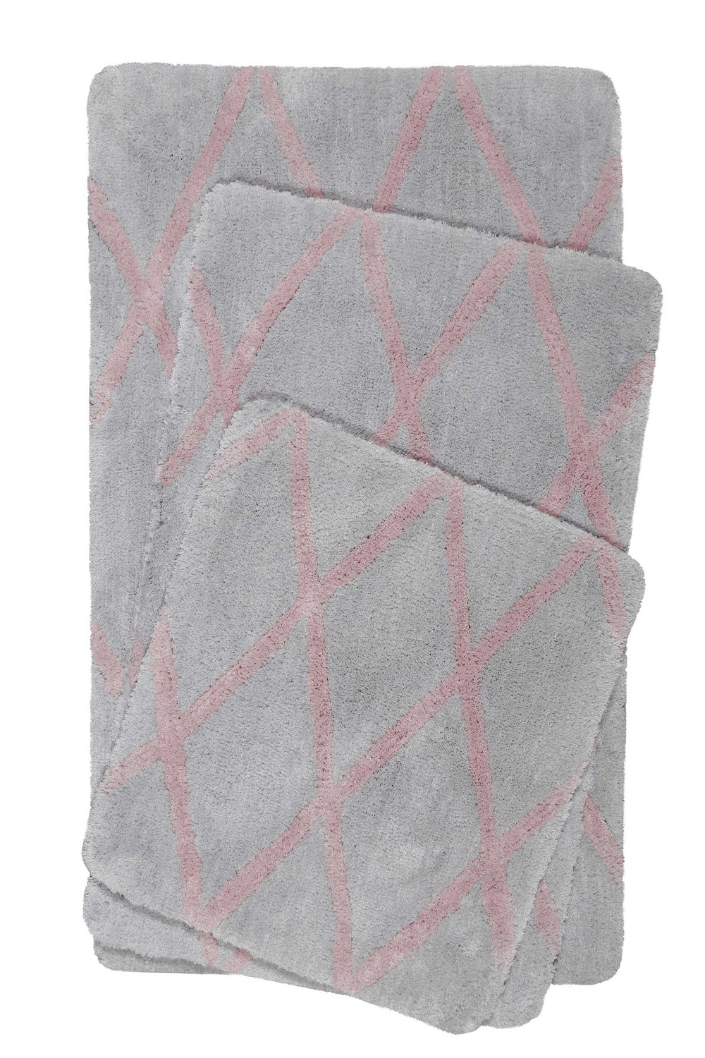 San Bosa Badteppich grau Kurzflor rechteckig