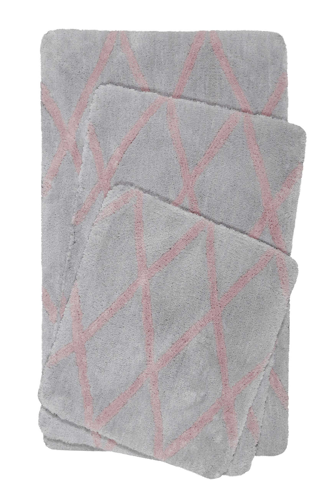 San Bosa Badteppich grau Kurzflor rechteckig