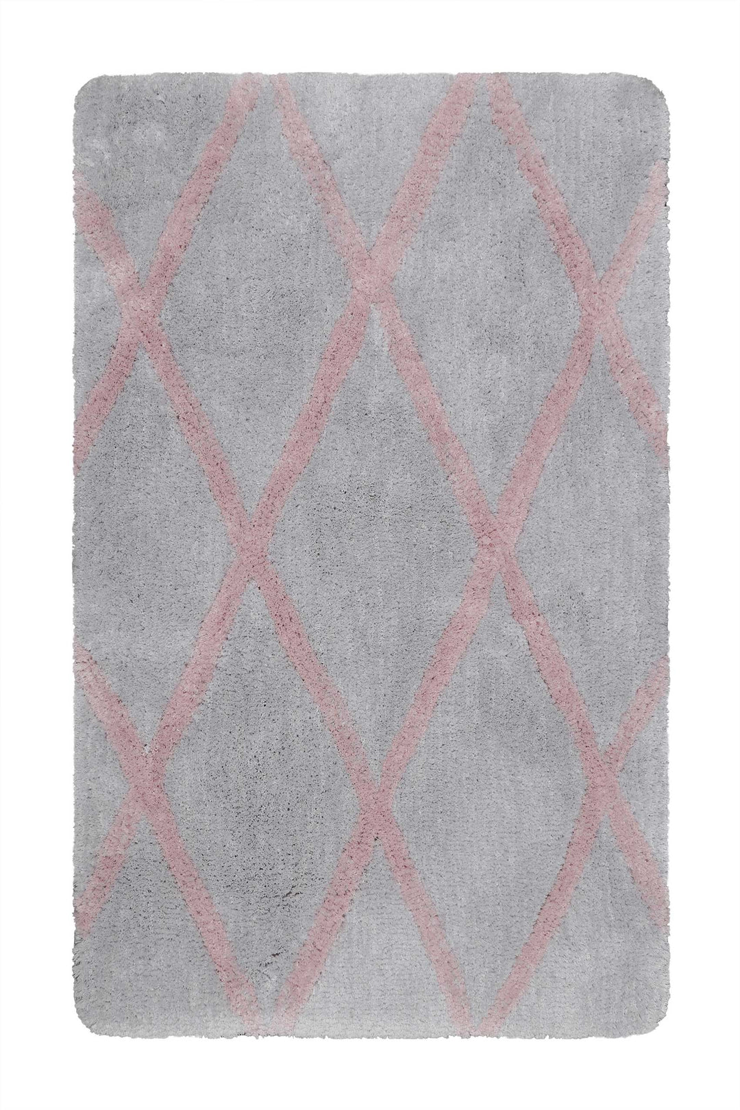 San Bosa Badteppich grau Kurzflor rechteckig