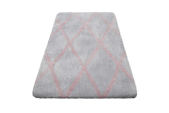 Badteppich Grau Rosa "San Bosa" Homie Living